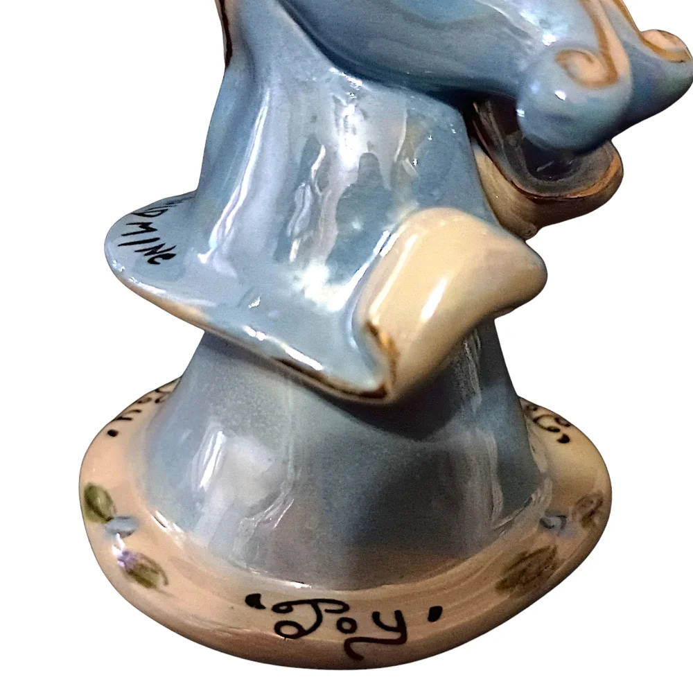 Blue Sky Clayworks Angel Ornament Joy‎ Heather Goldminc Christmas Blue Ceramic